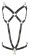 Черная кожаная упряжь Leather Harness