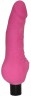 Розовый реалистичный вибратор VIBRO REALISTIC - 24 см.
