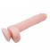 Телесный фаллоимитатор на присоске Super Dildo - 21,5 см.