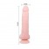 Телесный фаллоимитатор на присоске Super Dildo - 21,5 см.