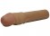 Темная насадка-удлинитель CyberSkin 3 inch Transformer Penis Extension Dark - 19 см.