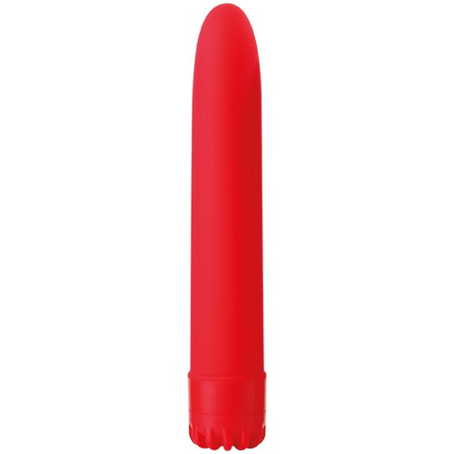 Классический красный вибратор CLASSIC VIBE RED LARGE - 20 см.