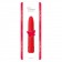 Классический красный вибратор CLASSIC VIBE RED LARGE - 20 см.