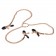 Зажимы золотого цвета для сосков и половых губ с цепью Entice Triple Intimate Clamps