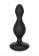 Чёрная анальная пробка с электростимуляцией E-Stimulation Vibrating Buttplug - 14 см.