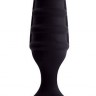 Чёрный анальный стимулятор MENZSTUFF TAPERED INTRUDER BLACK - 13 см.