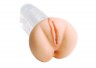 Прозрачная вагина и анус CyberSkin Ice Action-View Pussy and Ass Stroker