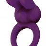 Фиолетовое эрекционное кольцо EOS THE RABBIT C-RING