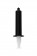 Черный фаллос с имитацией эякуляции Silicon Cum Dildo L - 19,6 см.
