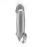 Прозрачная насадка с подхватом Stretchy Penis Extension No.33