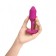 Розовая пробка для ношения с вибрацией Snug Plug 2 - 11,4 см.