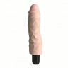 Реалистичный телесный вибратор Ez Bend Stud - 20 см.