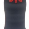 Черный вибромастурбатор Vibrating Stroker