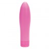 Розовый вибратор SWEET PUSSY IN SILICONE - 13,5 см.