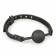 Черный кляп-шар Easytoys Ball Gag With Silicone Ball