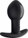 Чёрно-серый анальный стимулятор B-BALL UNO - 7,3 см.