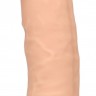 Телесный фаллоимитатор без мошонки Silicone Dildo Without Balls - 15,3 см.