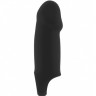 Чёрная насадка Stretchy Thick Penis Extension No.37