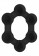 Черное эрекционное кольцо No.82 Weighted Cock Ring