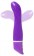 Фиолетовый вибратор Neon Nites - 21,6 см.