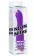 Фиолетовый вибратор Neon Nites - 21,6 см.