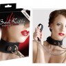 Ошейник с поводком-цепочкой Silikon-Halsband mit Leine