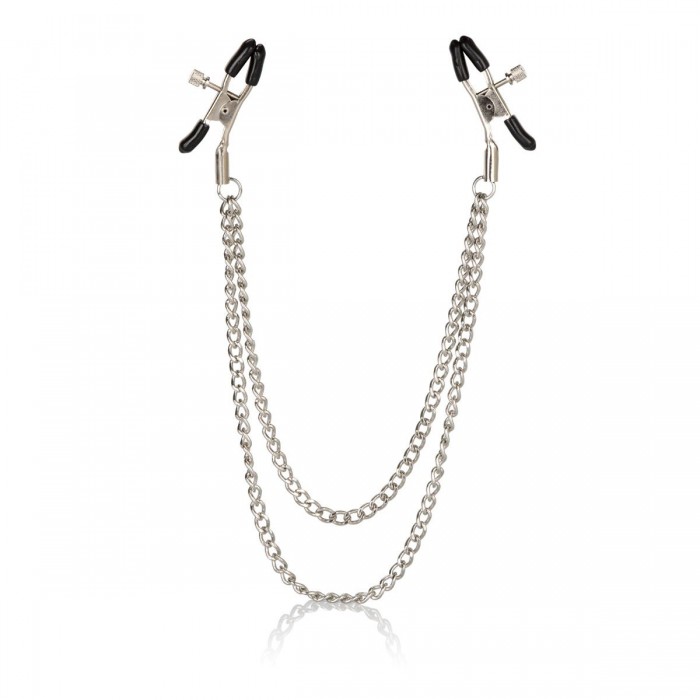 Зажимы на соски с цепочкой Tiered Nipple Clamps