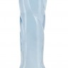 Голубой анальный массажер SOFT FLEX 2 FINGER HANDLE PROBE - 12 см.