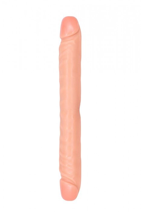 Телесный двусторонний фаллоимитатор SO REAL REALISTIC 13INCH DOUBLE DONG - 32 см.