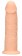 Телесный фаллоимитатор без мошонки Silicone Dildo Without Balls - 19,2 см.