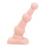 Телесный массажер для анальной стимуляции EXHILARATOR ANAL PLUG 4 FLESH - 10,2 см.