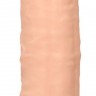 Телесный фаллоимитатор без мошонки Silicone Dildo Without Balls - 22,8 см.