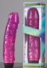 Фиолетовый реалистичный вибратор Jelly Lavender - 22,8 см.