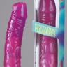 Фиолетовый реалистичный вибратор Jelly Lavender - 22,8 см.