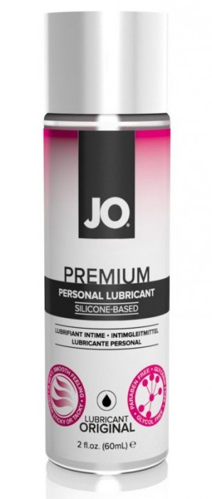 Женский нейтральный лубрикант на силиконовой основе JO FOR WOMEN PREMIUM - 60 мл.