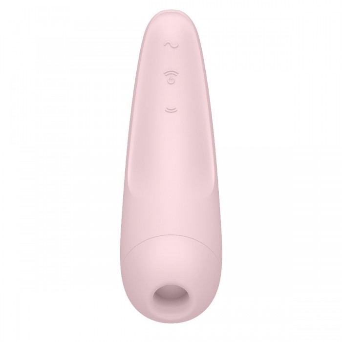 Розовый вакуум-волновой стимулятор Satisfyer Curvy 2+