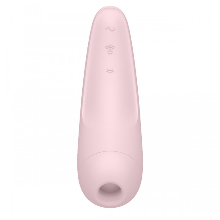 Розовый вакуум-волновой стимулятор Satisfyer Curvy 2+