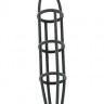 Серая насадка-клетка на пенис Cockcage with ball strap №30