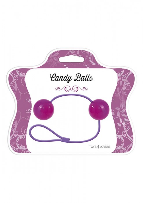 Пурпурные вагинальные шарики PALLINE CANDY BALLS PURPLE