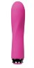 Перезаряжаемый розовый вибромассажер Luxe Compact Vibe Scarlet - 10,8 см.