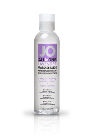 Массажный гель-масло ALL-IN-ONE Massage Oil Lavender с ароматом лаванды - 120 мл.