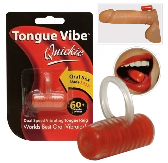 Мини-вибратор на язык Tongue Vibe Quickie