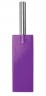 Фиолетовая прямоугольная шлёпалка Leather Paddle - 35 см.