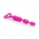 Силиконовая анальная цепочка LIA LOVE BEADS - 17,8 см.