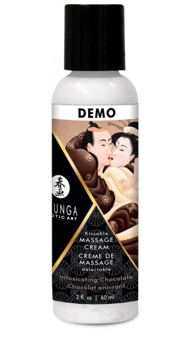 Тестер массажного крема для тела с ароматом шоколада Intoxicating Chocolate - 60 мл.