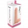 Телесный вибратор на присоске REALISTIC VIBRATOR REAL RAPTURE FLESH - 25,5 см.