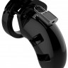 Черный мужской пояс верности Cock Cage Model 13 Chastity 2.5