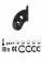 Черный мужской пояс верности Cock Cage Model 13 Chastity 2.5