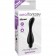 Анальный вибростимулятор с загнутой головкой Vibrating Smoothy - 13,4 см.