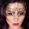 Фигурная золотистая маска Mysterious Mask